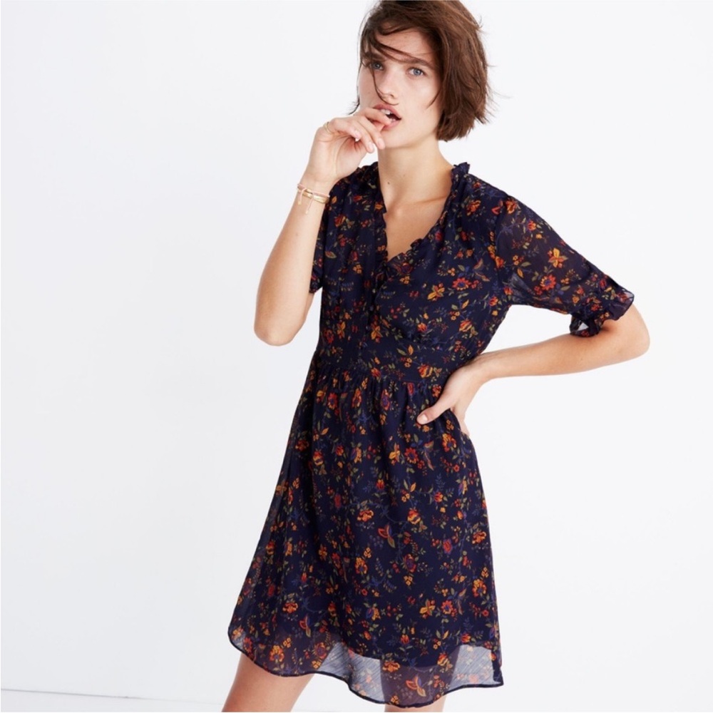 Madewell Freesia Dress in Climbing Vine